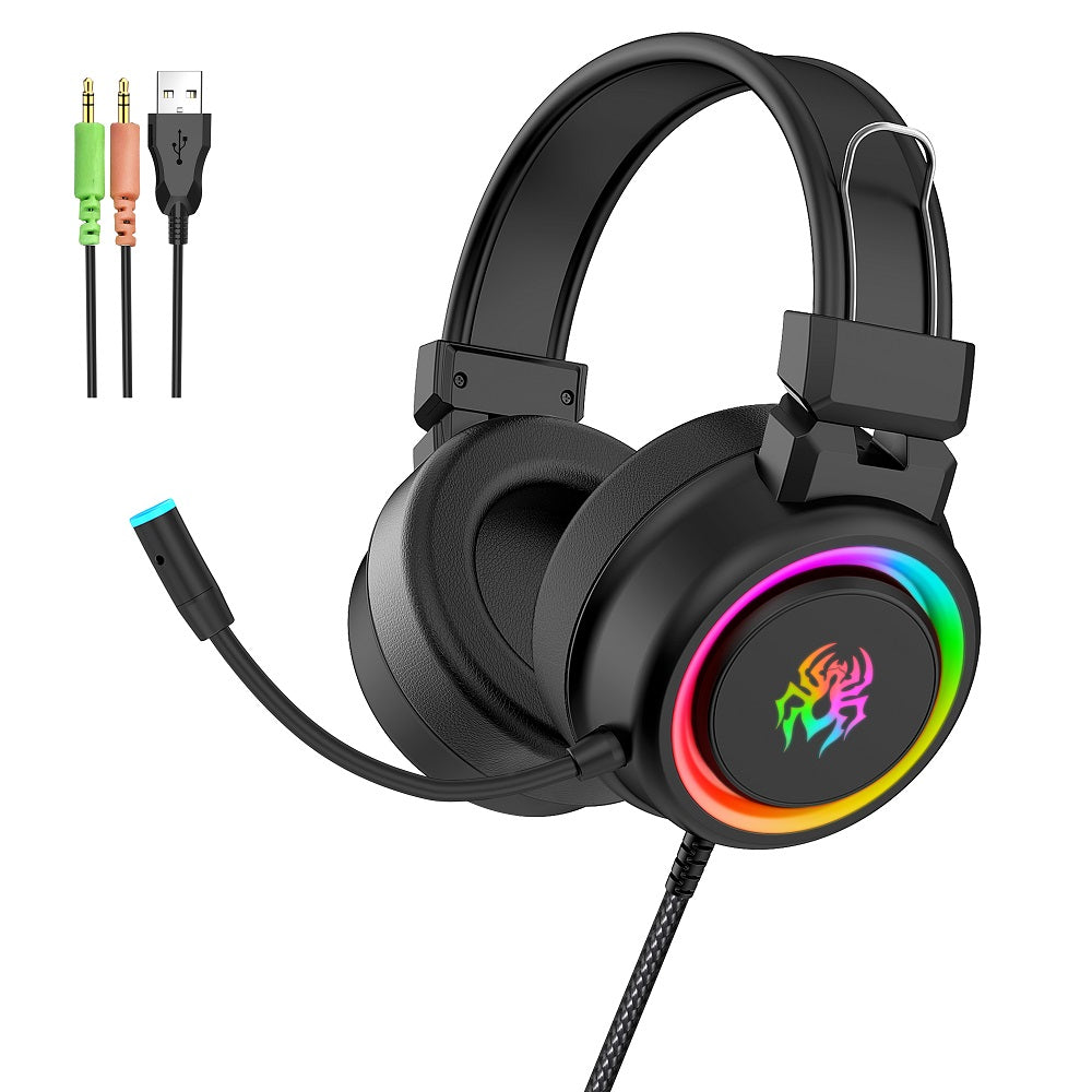 GH05-3 GH03 Wireless Gaming Headset, 2.4G Gaming Headset Headphone with Microphone. - Image 1